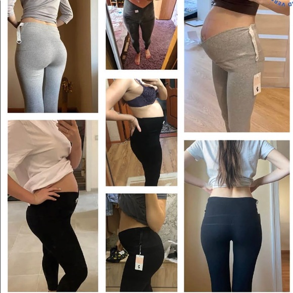 3 for $20 - HerGlow Maternity Leggings 2XL Black - Picture 2 of 6